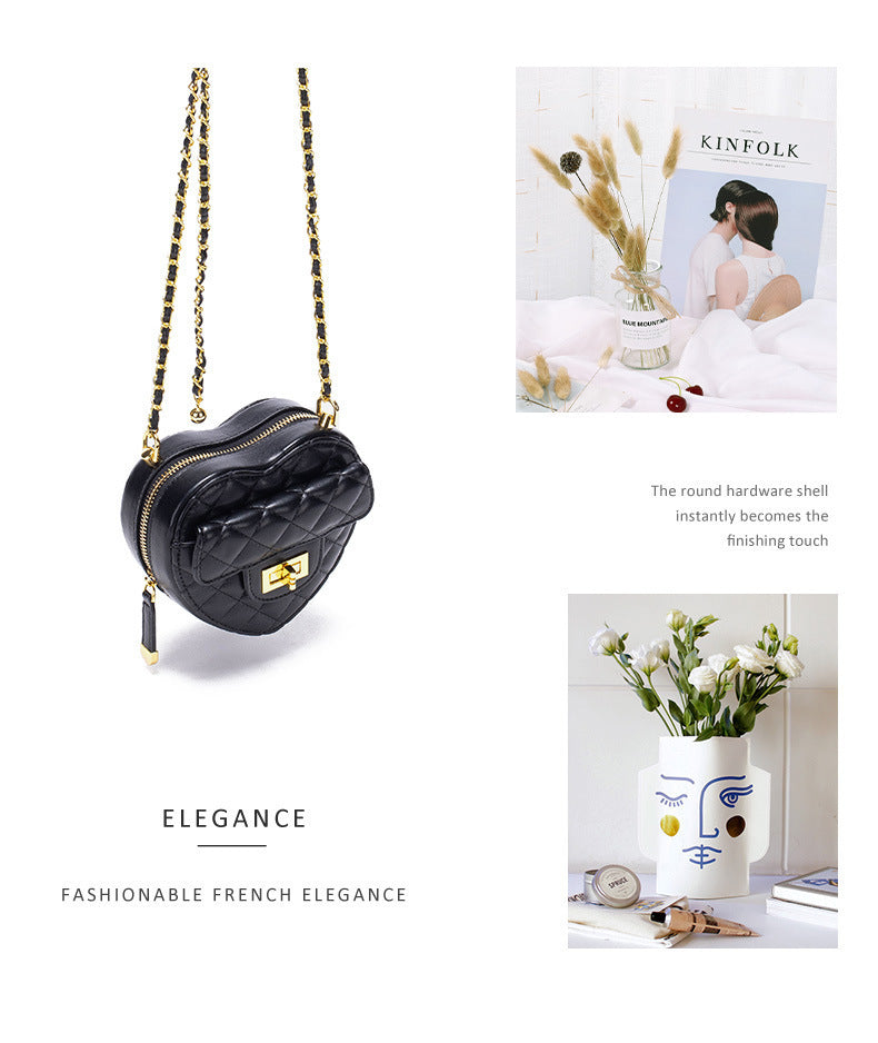 Heart Chain Crossbody Chain